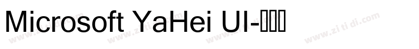 Microsoft YaHei UI字体转换
